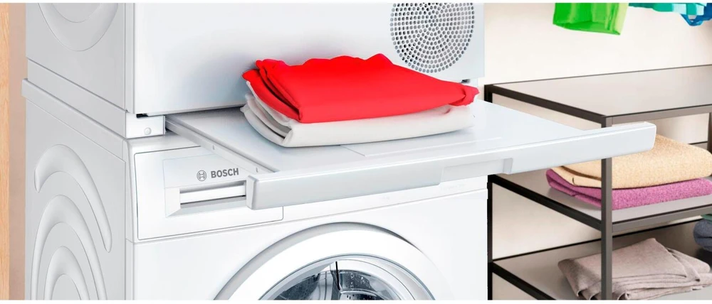 Skalbimo mašina Džiovintuvas drabužiams Bosch WQB235B40 Series 8 Heat Pump Condensation Dryer (baltas)