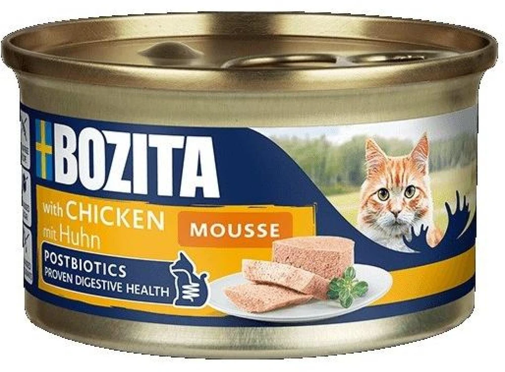 BOZITA Mousse vištiena – šlapias kačių maistas – 85g