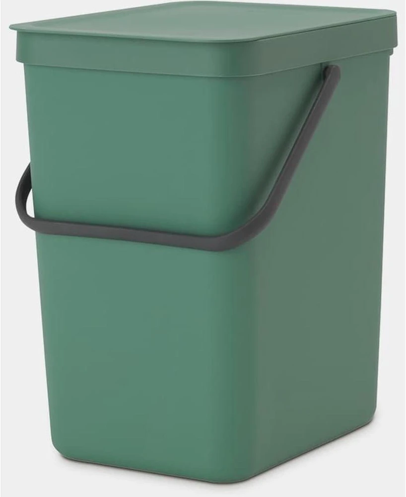 Brabantia „Sorti & Go“ konteineris, 25 l, eglės žalios spalvos