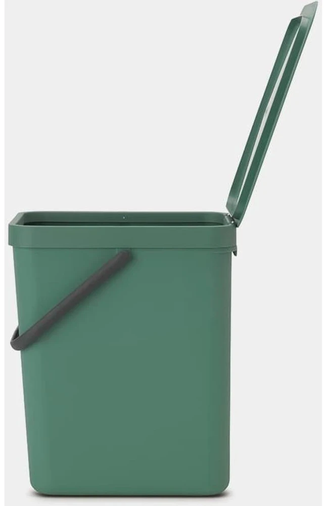 Brabantia „Sorti & Go“ konteineris, 25 l, eglės žalios spalvos