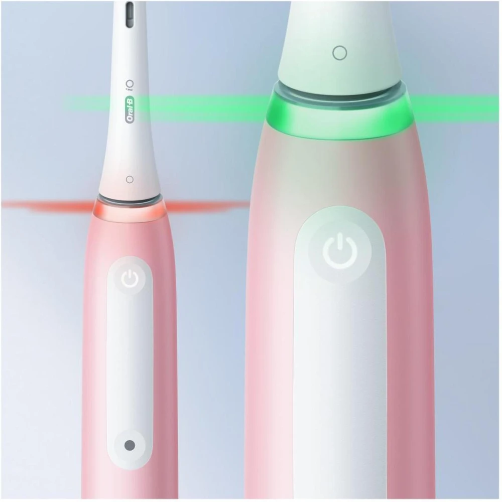 Oral-B | Elektrinis dantų šepetėlis | iO3 Series | Įkraunamas | Suaugusiems | Šepetėlių skaičius galvutės įeina 1 | Number of teeth brushing modes 3 | Blush Rožinė