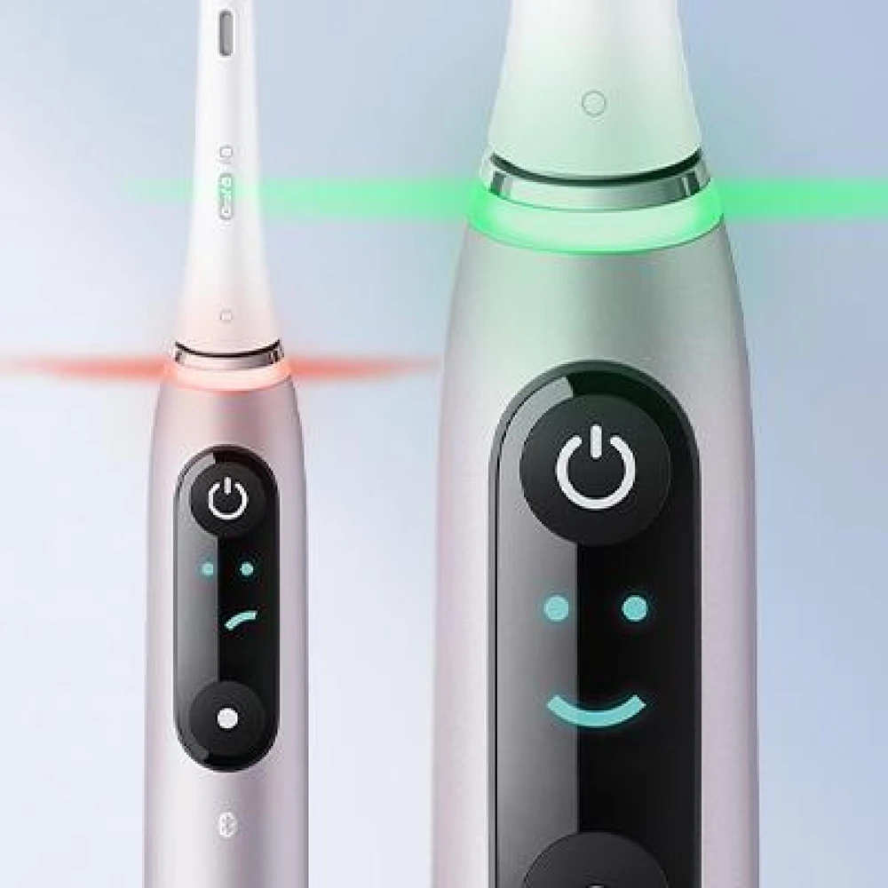 Elektrinis dantų šepetėlis Braun iOM6.1A6.1K Oral-B iO6, pilkos spalvos