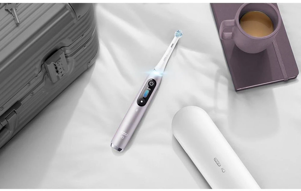 Elektrinis dantų šepetėlis Braun iOM6.1A6.1K Oral-B iO6, pilkos spalvos