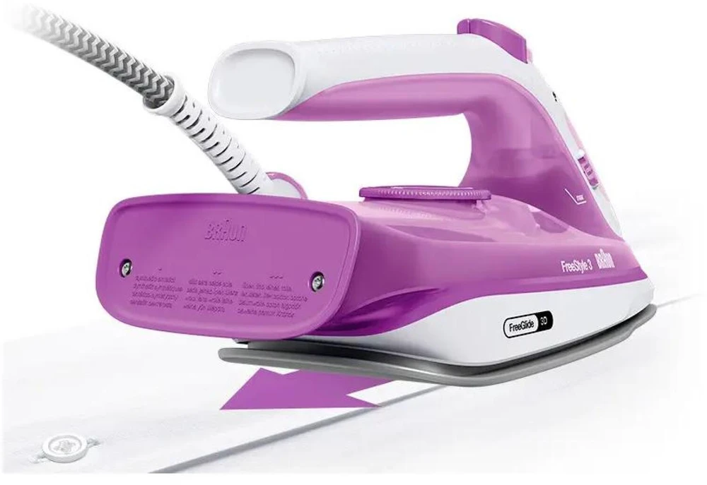Braun Garų lygintuvas FI3124 PU - Power 2400 W - Supercramic sole - 270 ml water tank - Self -cleaning
