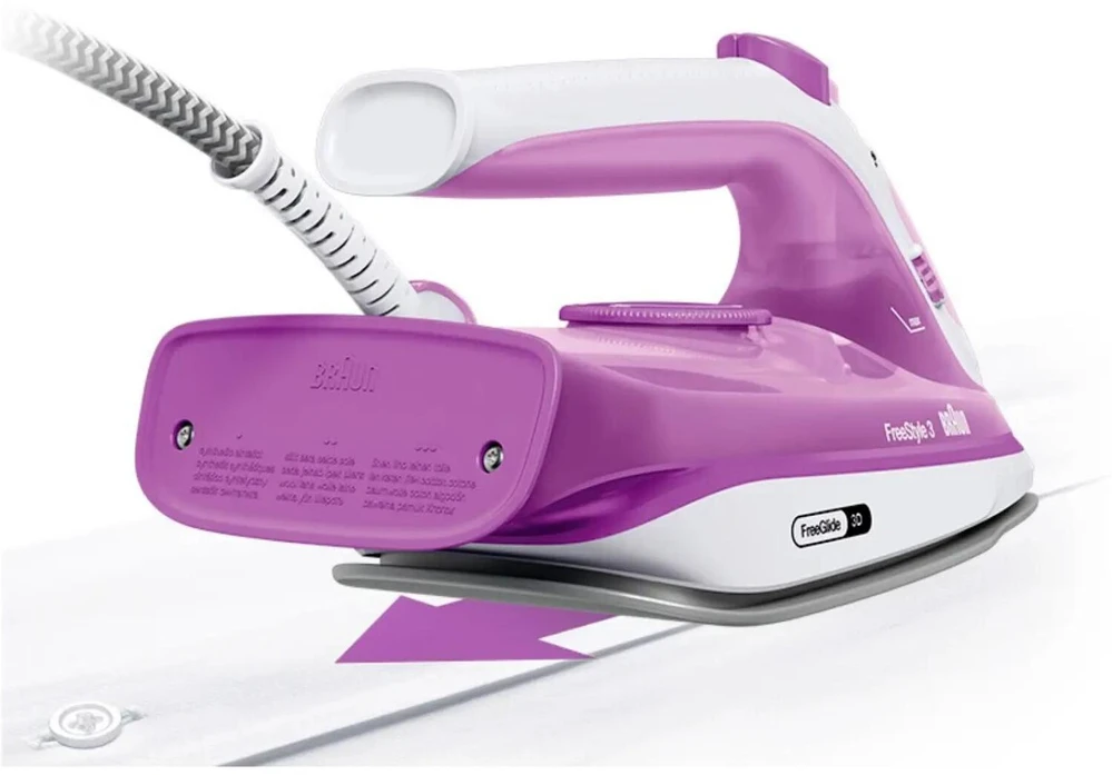Braun Garų lygintuvas FI3124 PU - Power 2400 W - Supercramic sole - 270 ml water tank - Self -cleaning