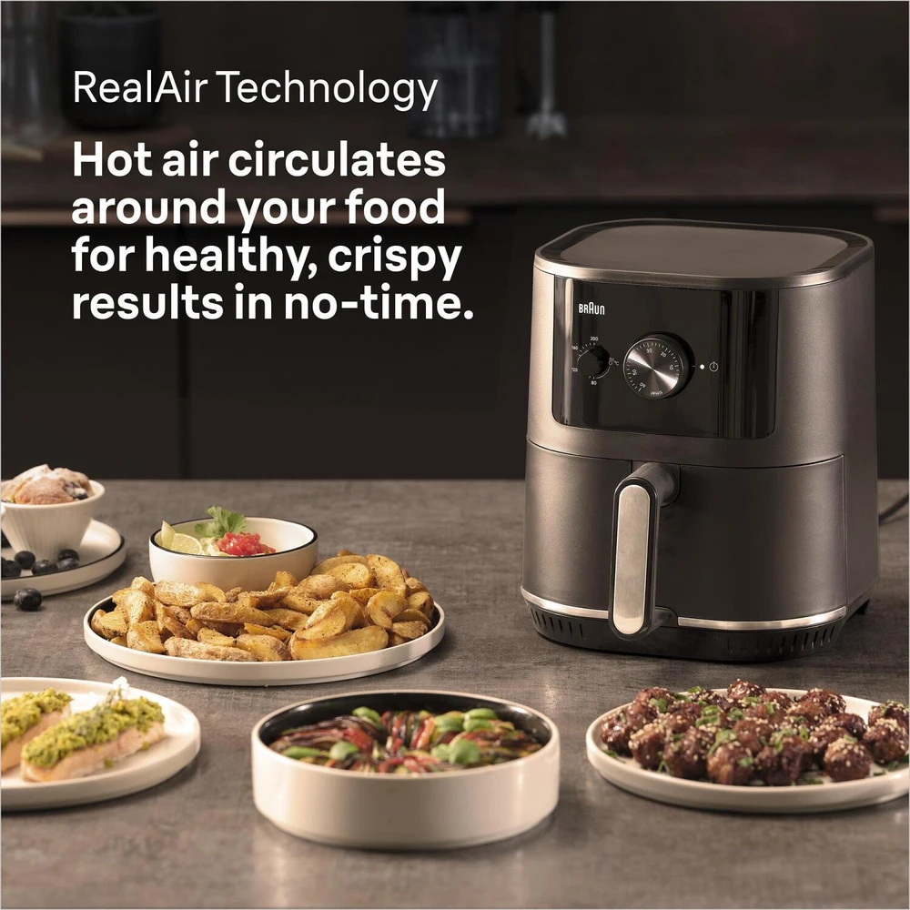 Gruzdintuvė Braun MultiFry 3 HF 3000I juoda
