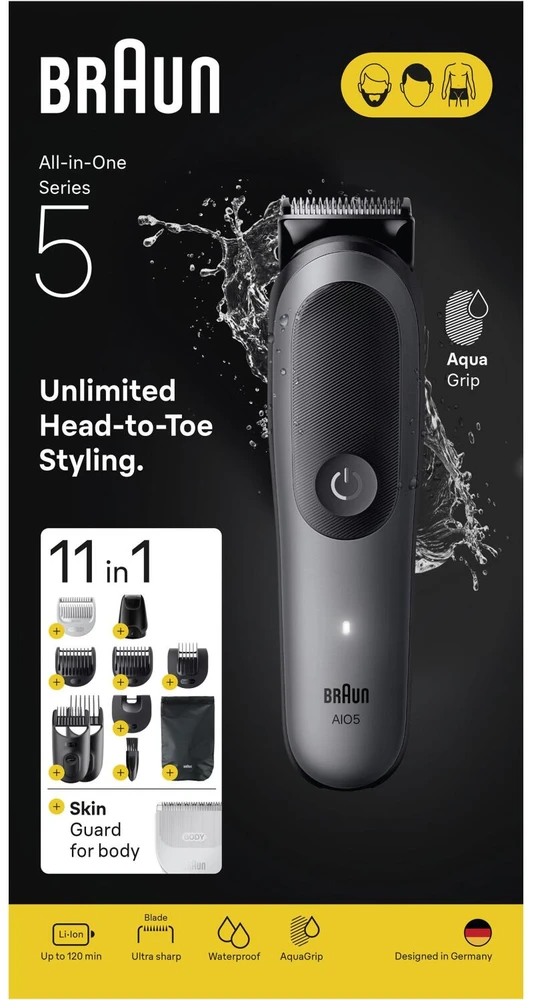 AIO5560 Braun Kirpimo Rinkinys Viskas Viename 11in1