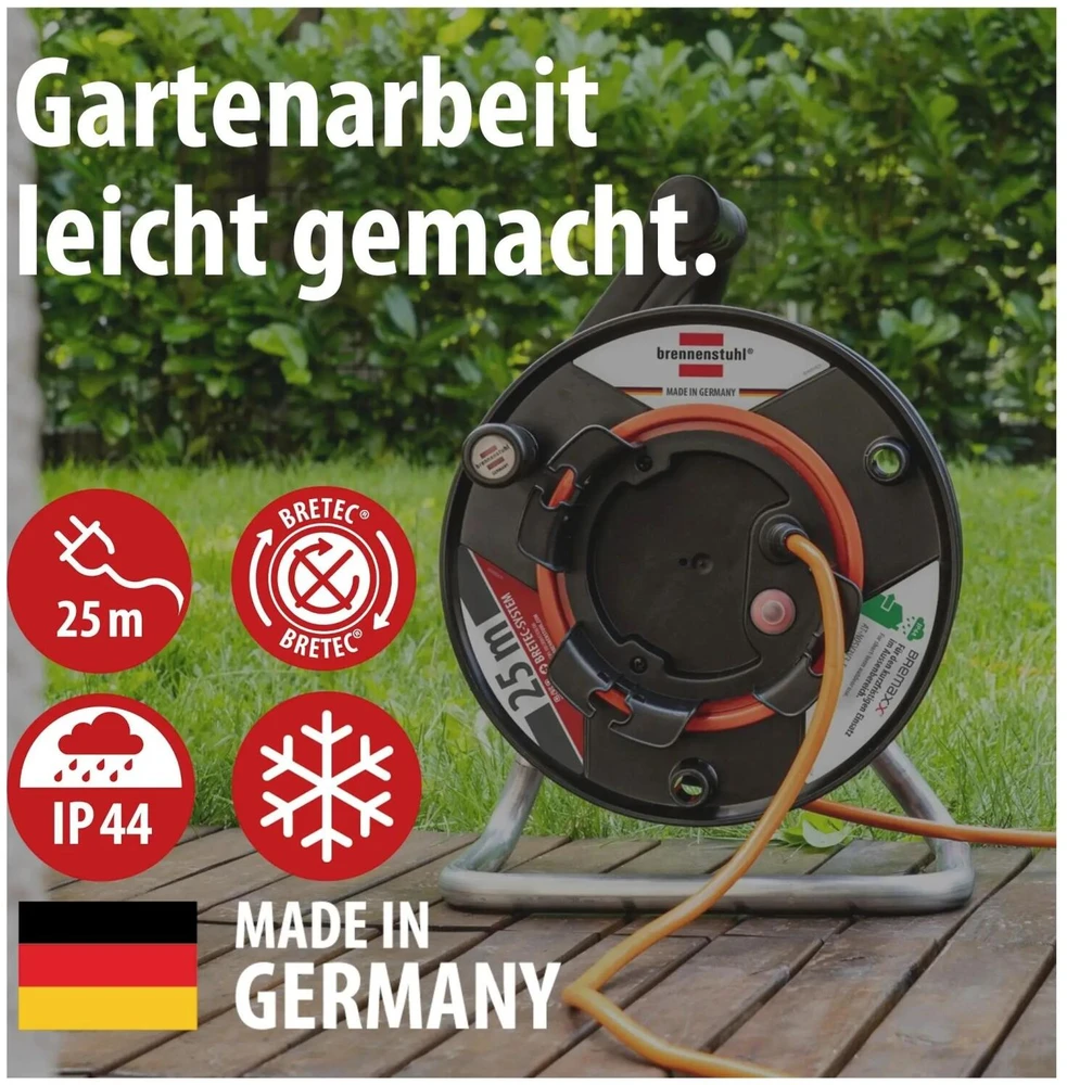 Brennenstuhl kabelio ritė Garant-G Bretec 240 23+2m
