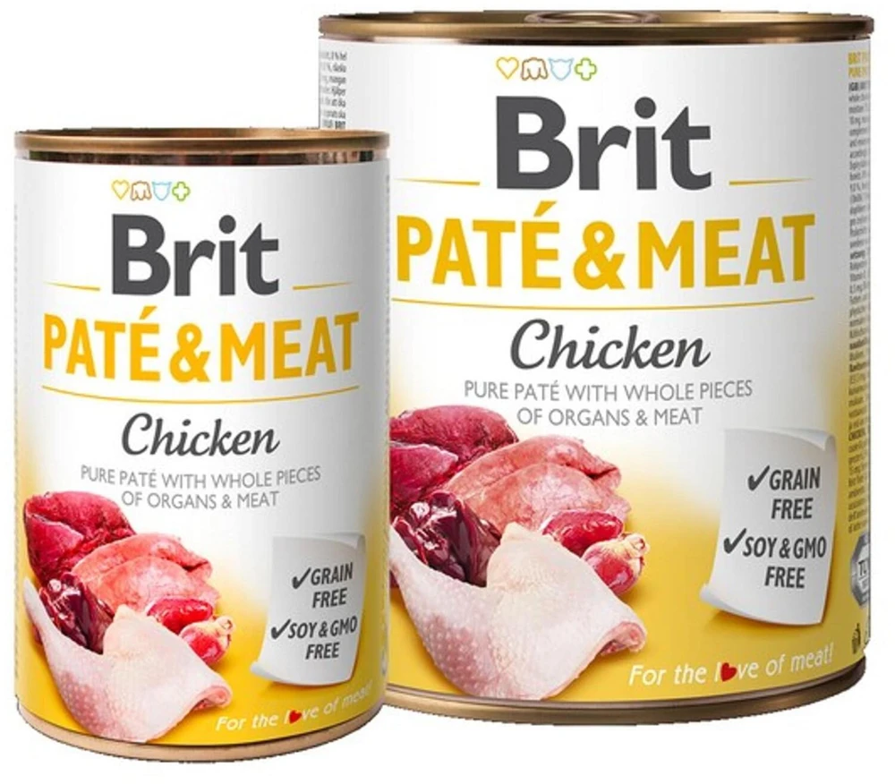Šunų Maistas - Brit Vištienos Paté 800g