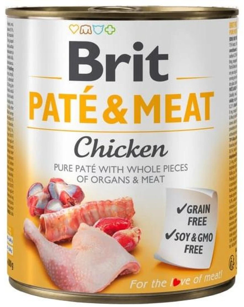 Šunų Maistas - Brit Vištienos Paté 800g
