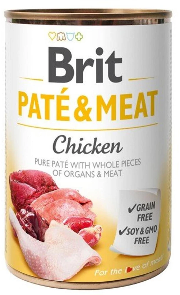 Šunų Maistas - Brit Vištienos Paté 800g