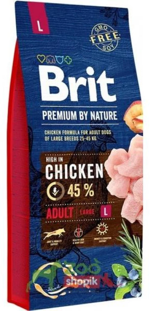 BRIT PREMIUM Dog by Nature Adult L 15 kg
