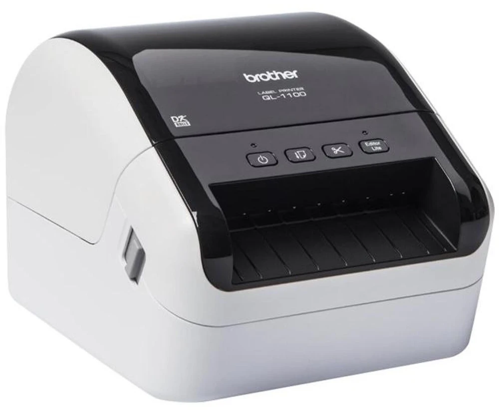 BROTHER QL-1100C stalinis etikečių termospausdintuvas, USB, 10,36 cm