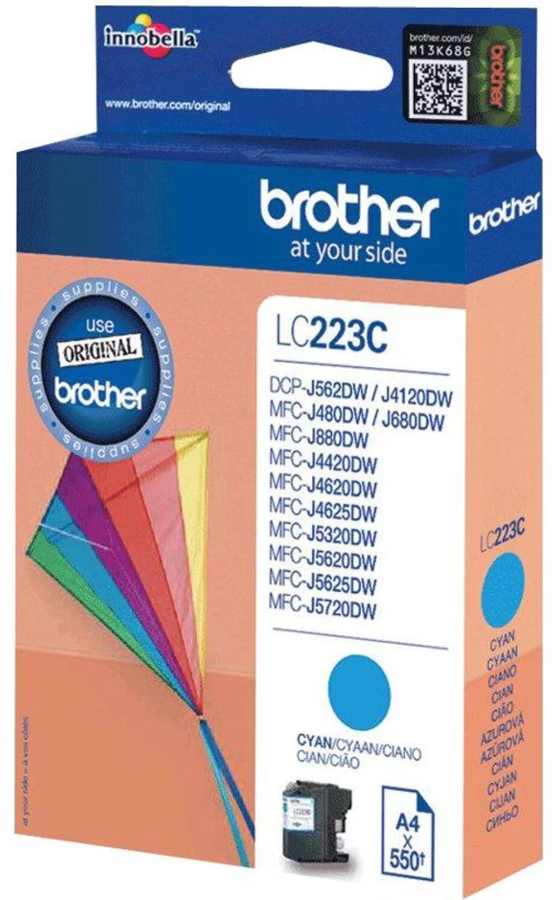 Brother LC-223C | Rašalo kasetė | Žydra spalva