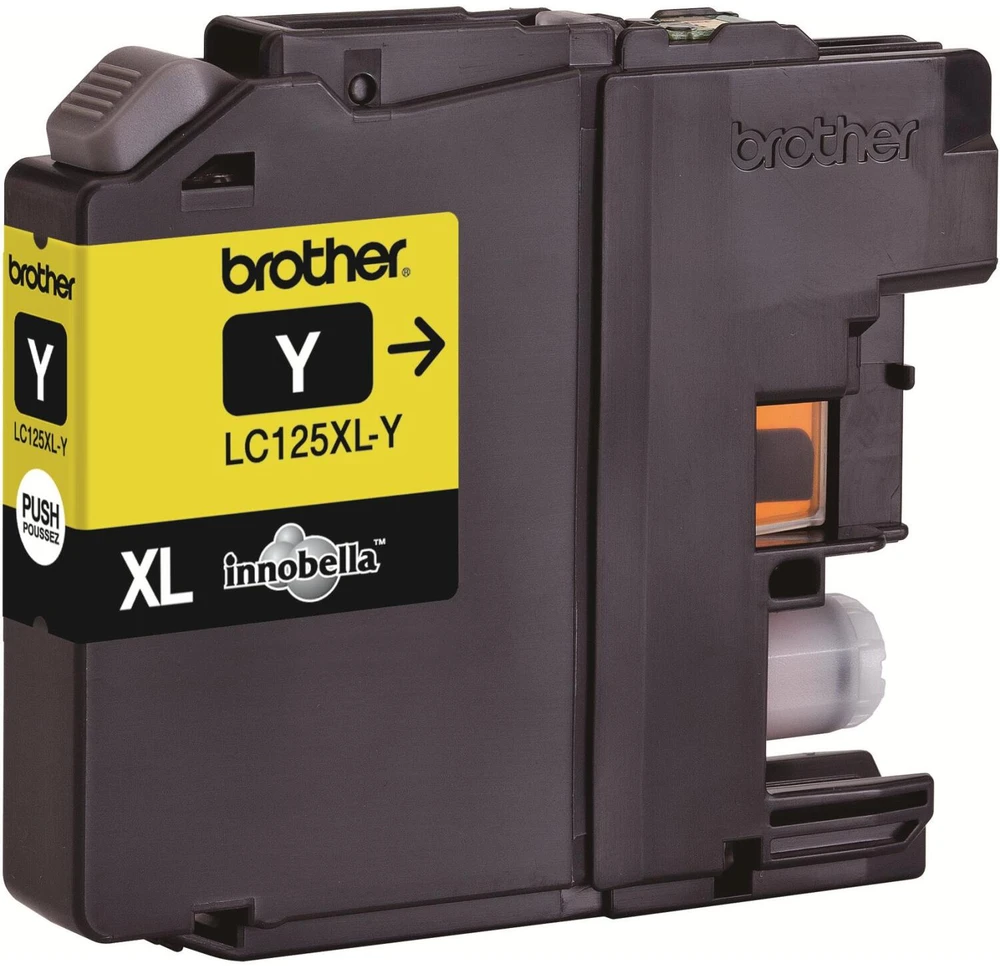 Brother LC125XLY | Rašalo kasetė | Geltona