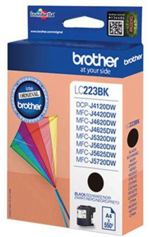 Brother Brolis LC-223BK | Rašalo kasetė | Juodas