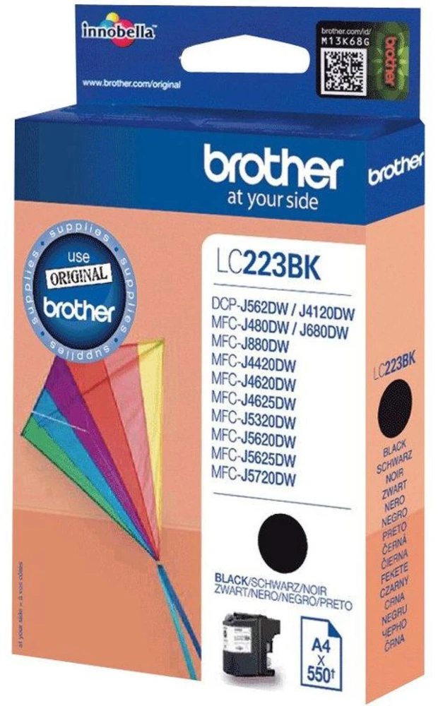 Brother Brolis LC-223BK | Rašalo kasetė | Juodas