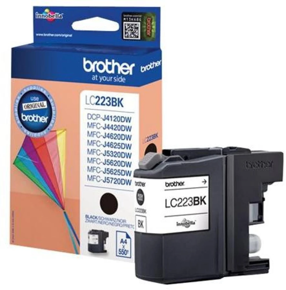 Brother Brolis LC-223BK | Rašalo kasetė | Juodas