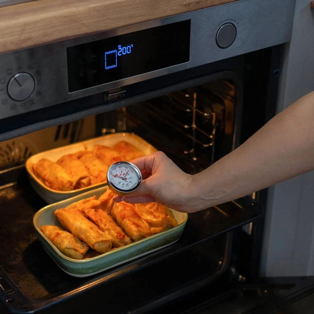 Browin 2-in-1 thermometer for baking (+ 30 ° C + 100 ° C) and orkaitė (+ 50 ° C + 300 ° C)