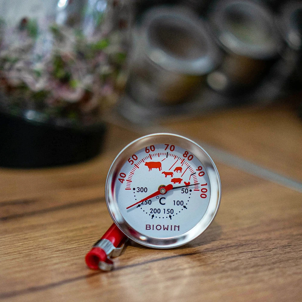 Browin 2-in-1 thermometer for baking (+ 30 ° C + 100 ° C) and orkaitė (+ 50 ° C + 300 ° C)