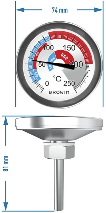Browin BBQ termometras (0°C iki +250°C)