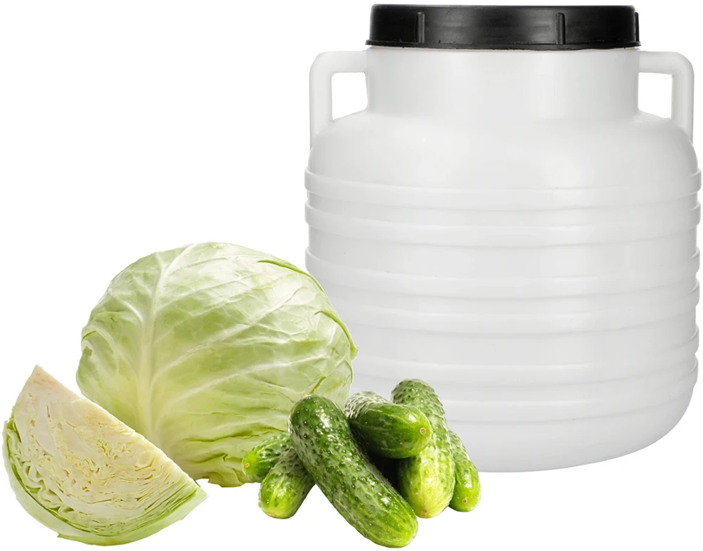 Browin 10l statinė, 360110, 10L, 26cm, 28.5cm, 13cm, HDPE, balta spalva, rankenos