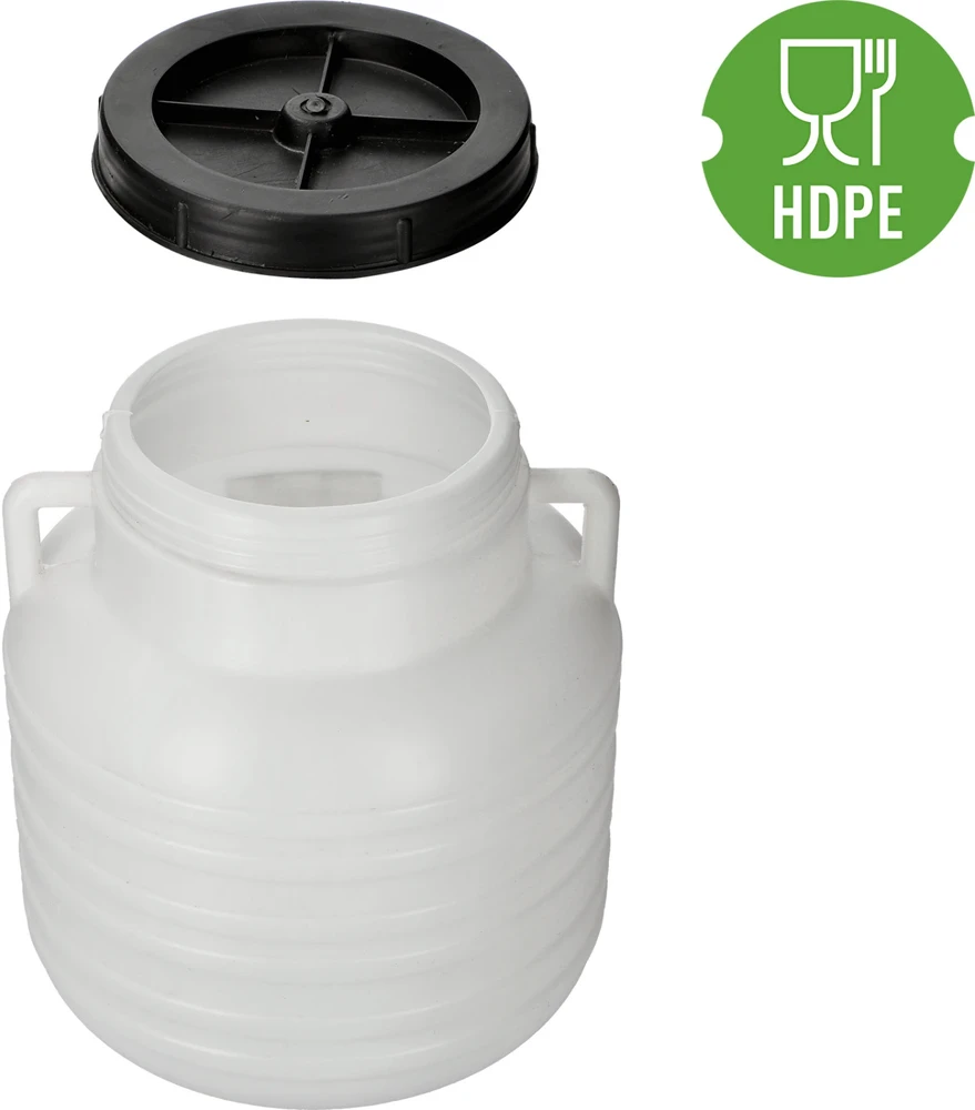 Browin 10l statinė, 360110, 10L, 26cm, 28.5cm, 13cm, HDPE, balta spalva, rankenos