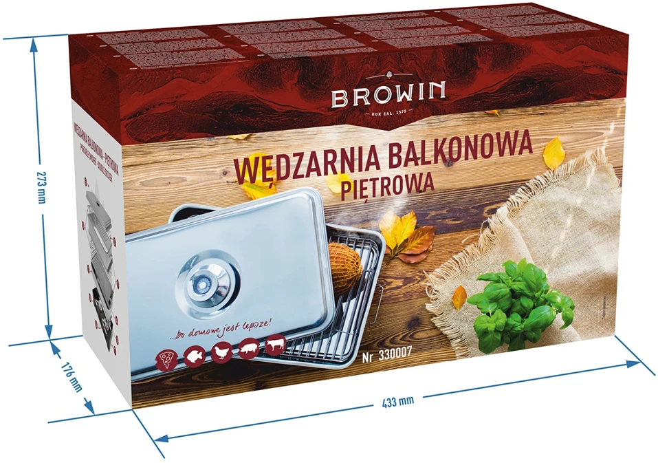 Browin Lauko stalo rūkykla XL