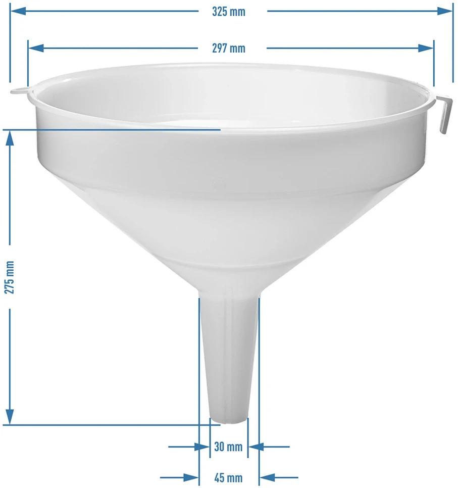 Browin 350031 plastmasinis piltuvas, 30 cm, 6 L, PP, tinka plauti indaplovėje