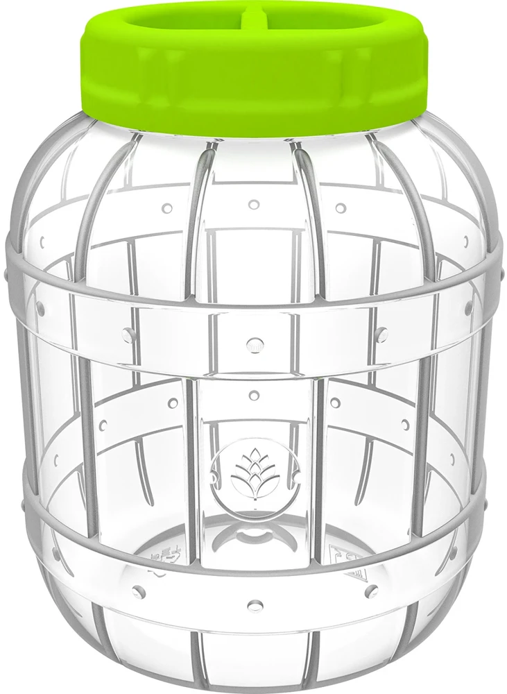 Stiklainis Browin 602013, 3 l, skaidri/žalia