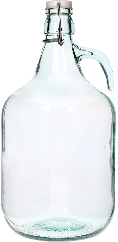 Browin 640025 stiklinis demidžonas, 5L, mechaninis uždarymas, guminė tarpinė