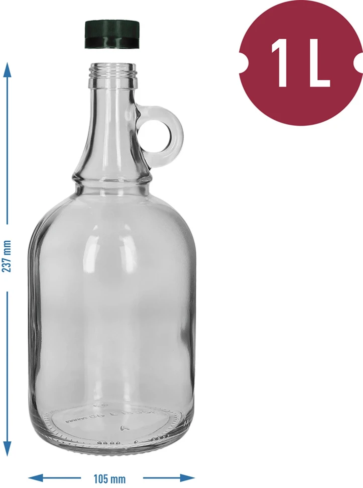 Browin butelis 631304, 1.0 L, su dangteliu, su rankena, be krano, be pintos