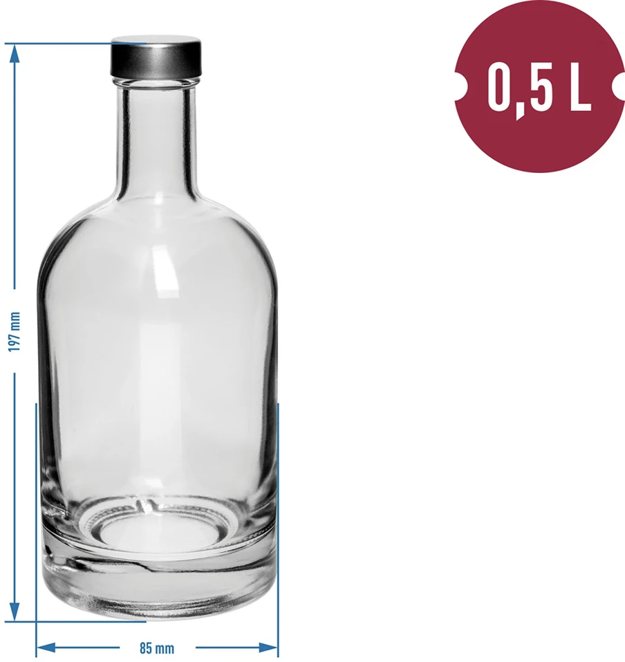 Butelis Browin 631505, 0.5 l, skaidri