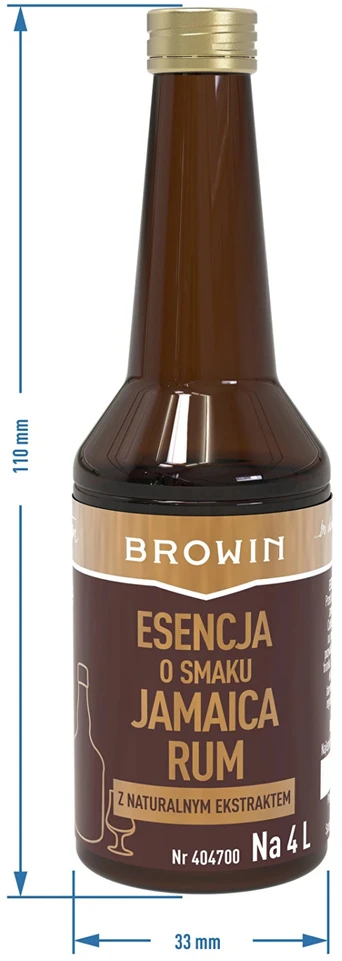 Browin Esencija Gold Jamaica Rum 404700, 40 ml, 48.59 g, Gold linija