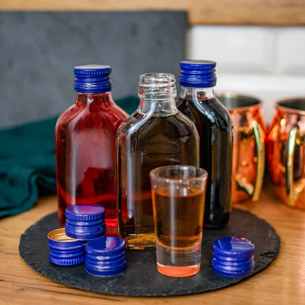 Browin Hip flask bottle 631412, 100ml, 10 vnt., aukštos kokybės stiklas, be dangtelio