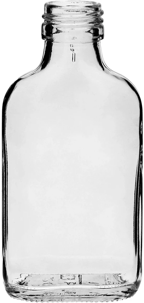 Browin Hip flask bottle 631412, 100ml, 10 vnt., aukštos kokybės stiklas, be dangtelio