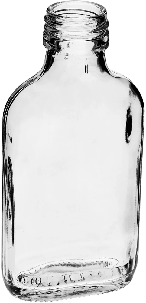 Browin Hip flask bottle 631412, 100ml, 10 vnt., aukštos kokybės stiklas, be dangtelio