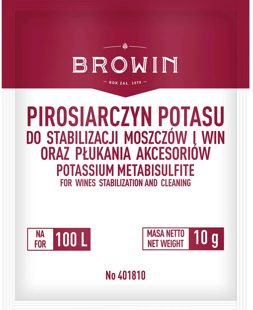 Priedas vyno gamybai Browin 401810, balta/raudona