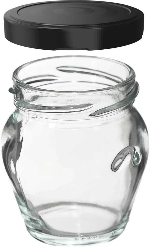 Browin konservavimo stiklainis, 132106, 106 ml, 8 vnt., stiklas, su dangteliu, 53 mm, 4 sriegti tvirtinimai