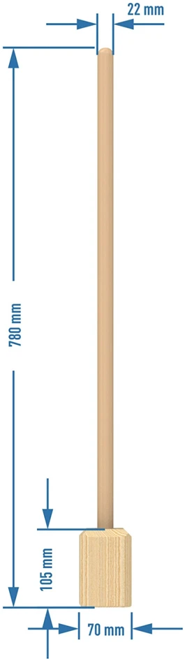 Browin medinis kopūstų trynėjas 362018, 78cm, eglė/ąžuolas, OLI-NATURA aliejus