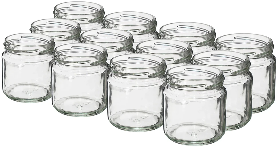 Browin Užsukama stiklainis 212 ml 132211, 212 ml, stiklas, be dangtelio, skylės skersmuo 66 mm, 12 vnt.