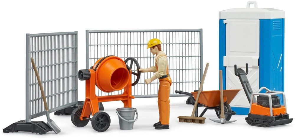 Bruder brother bworld construction site set, backdrop