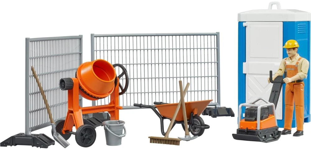 Bruder brother bworld construction site set, backdrop