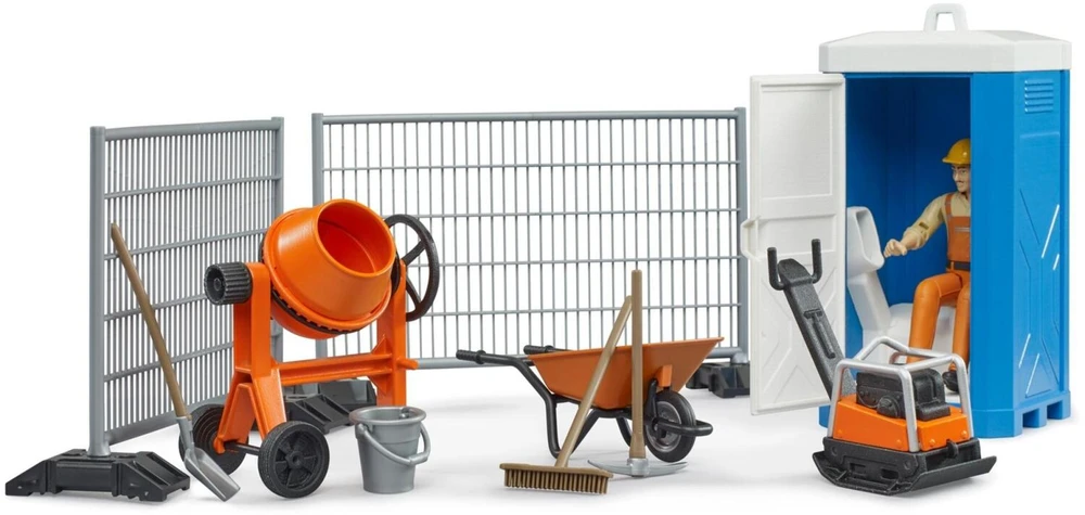 Bruder brother bworld construction site set, backdrop