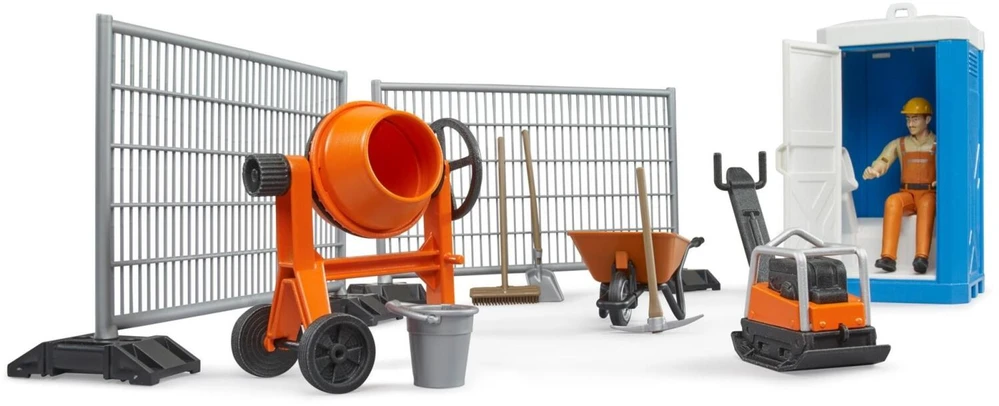 Bruder brother bworld construction site set, backdrop