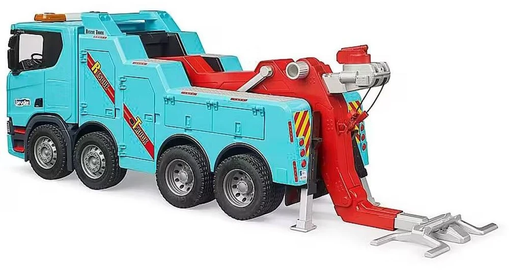 Bruder „Scania Super 560“ pagalbos kelyje vilkikas