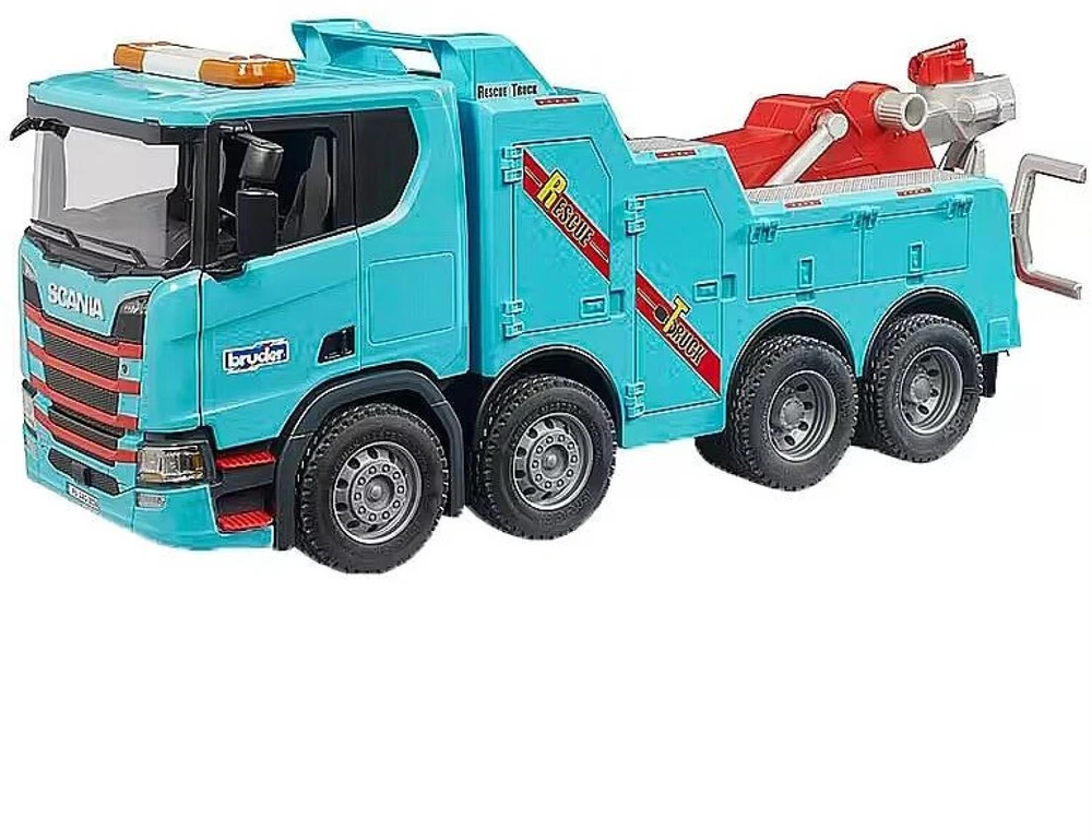 Bruder „Scania Super 560“ pagalbos kelyje vilkikas