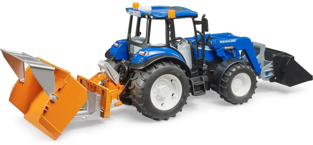 Bruder Ata BRUDER traktorius NewHolland TS.120 su krautuvu 02187