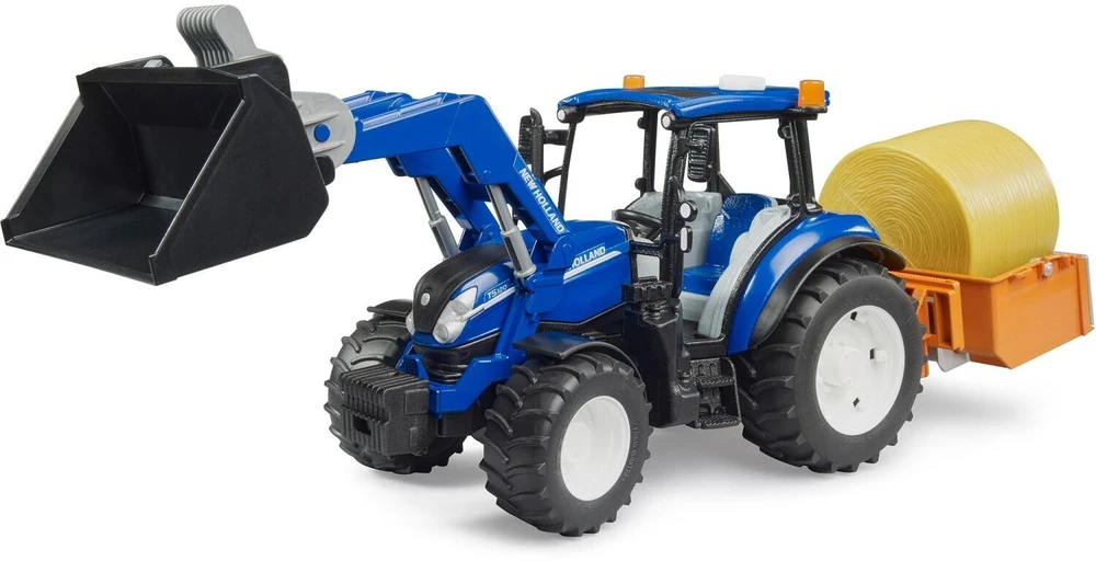 Bruder Ata BRUDER traktorius NewHolland TS.120 su krautuvu 02187
