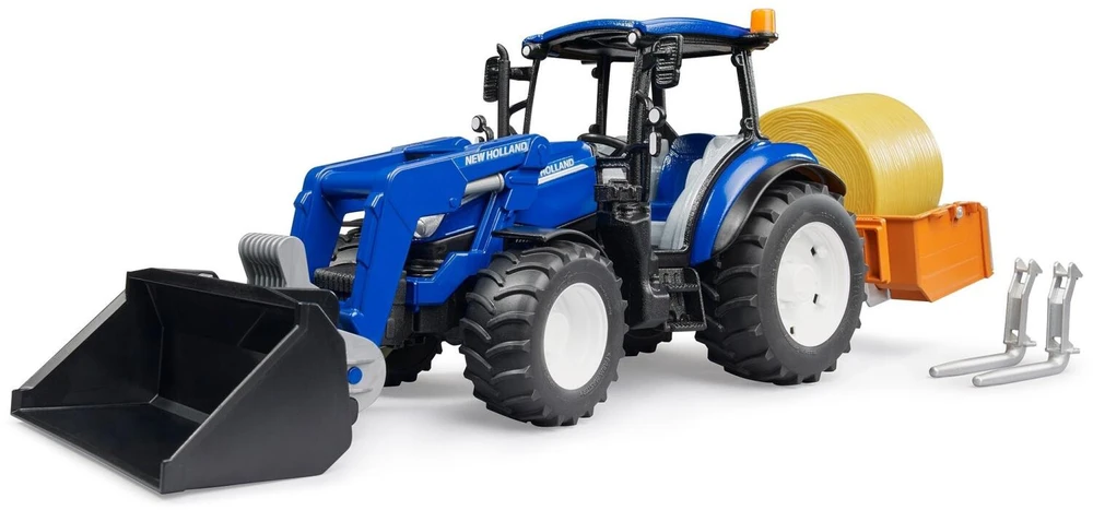 Bruder Ata BRUDER traktorius NewHolland TS.120 su krautuvu 02187
